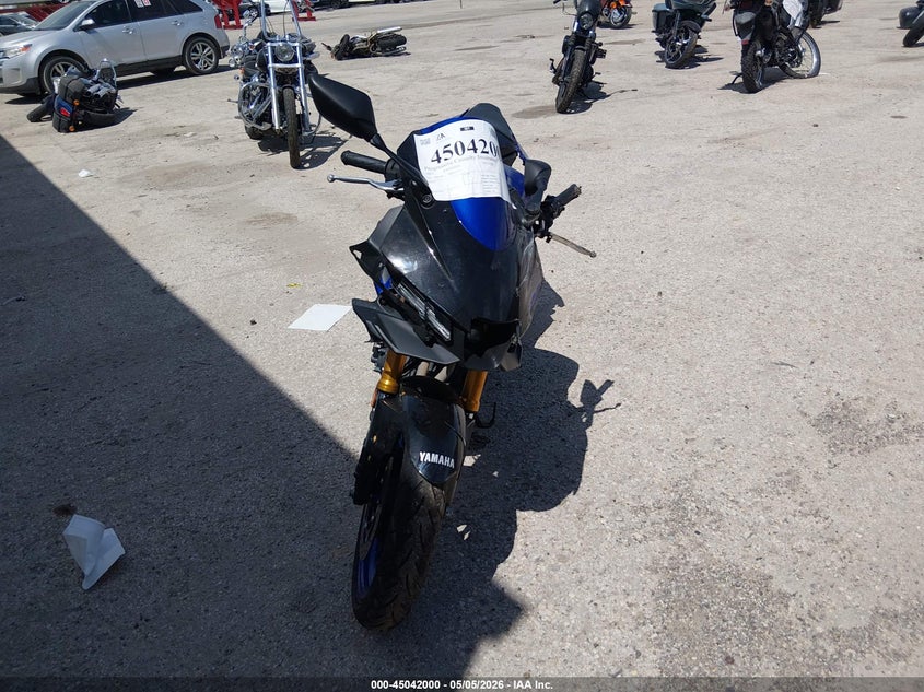 2025 Yamaha VIN MH3RH25E9SK002712 IAAI salvage auction — LEFT SIDE, Salvage (Texas), sold $800 on 2026-07-07 (photo 5)