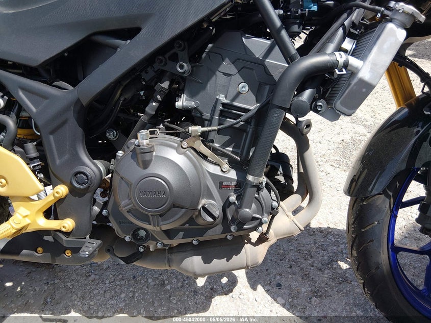 2025 Yamaha VIN MH3RH25E9SK002712 IAAI salvage auction — LEFT SIDE, Salvage (Texas), sold $800 on 2026-07-07 (photo 8)
