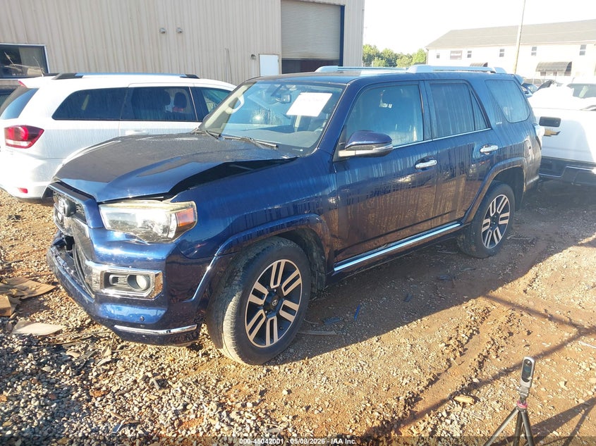 2016 Toyota 4runner VIN JTEZU5JR3G5134693 IAAI salvage auction — FRONT END, Salvage (North Carolina), sold $8,800 on 2026-07-27 (photo 2)