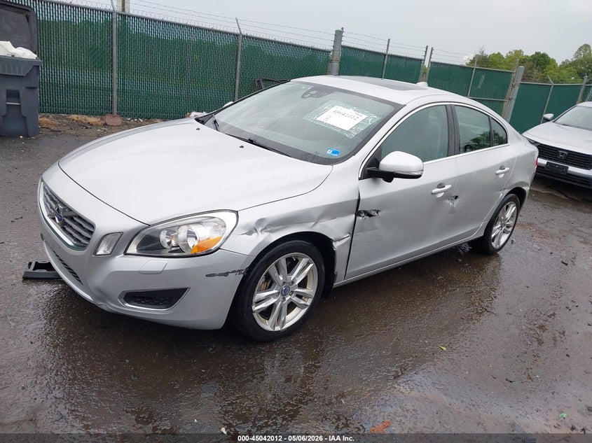 2012 Volvo S60 VIN YV1622FS3C2106907 IAAI salvage auction — LEFT SIDE, Clear (Virginia), sold $500 on 2026-07-27 (photo 2)