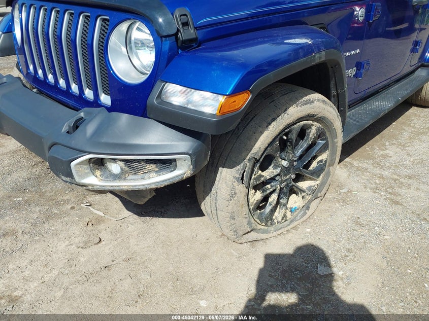 2018 Jeep Wrangler / VIN 1C4HJXEG0JW253381 IAAI salvage auction — LEFT FRONT, Salvage Title, sold $7,700 on 2026-07-12 (photo 6)