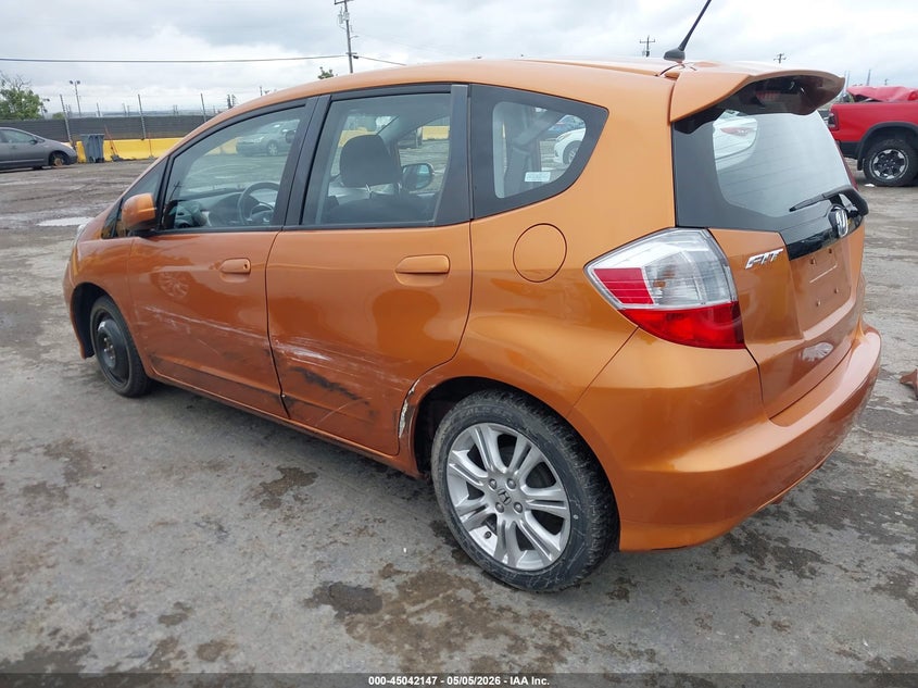 2009 Honda Fit VIN JHMGE88419S061637 IAAI salvage auction — LEFT SIDE, Salvage (California), sold $2,950 on 2026-07-09 (photo 3)
