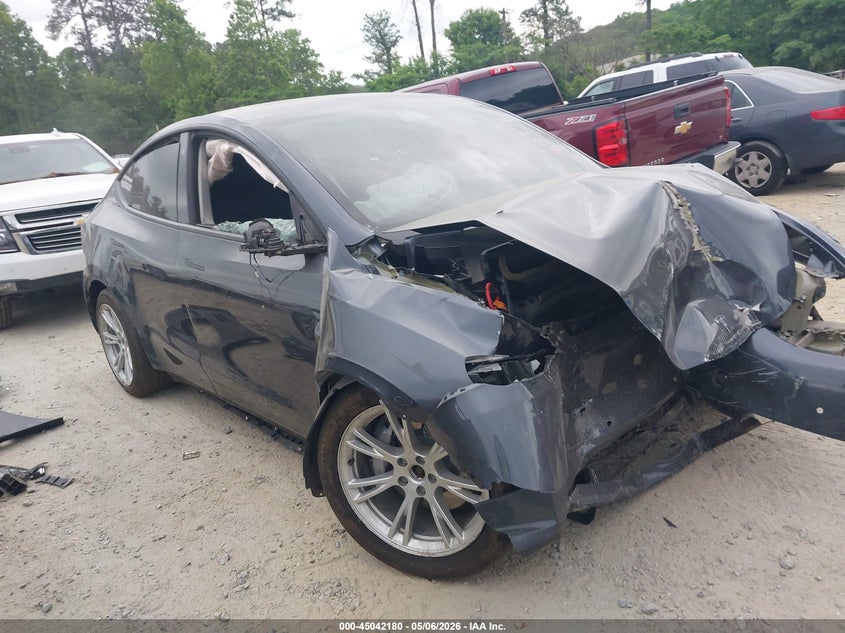 2021 Tesla Model y VIN 5YJYGDEE5MF083376 IAAI salvage auction — FRONT END, Salvage (Georgia), sold $125 on 2026-07-30 (photo 1)