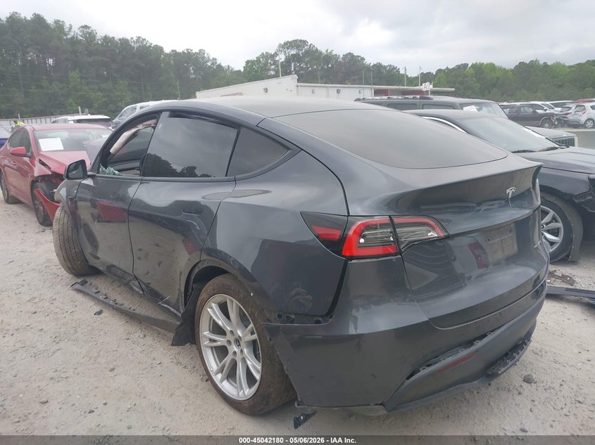 2021 Tesla Model y VIN 5YJYGDEE5MF083376 IAAI salvage auction — FRONT END, Salvage (Georgia), sold $125 on 2026-07-30 (photo 3)