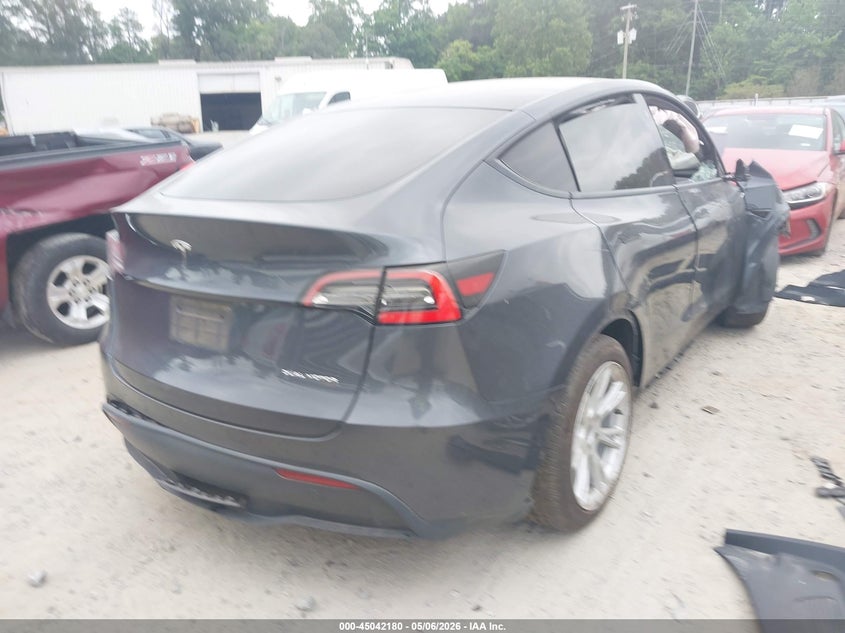 2021 Tesla Model y VIN 5YJYGDEE5MF083376 IAAI salvage auction — FRONT END, Salvage (Georgia), sold $125 on 2026-07-30 (photo 4)