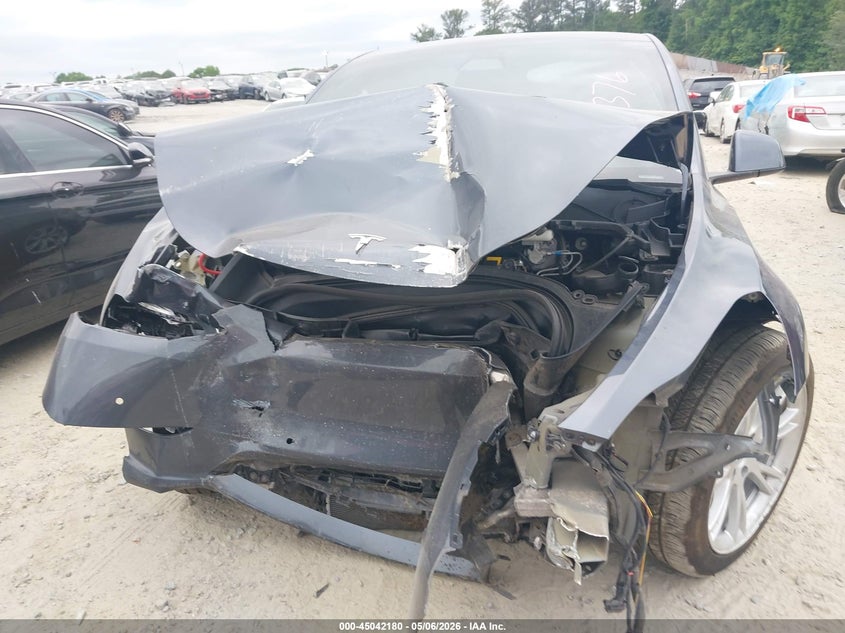 2021 Tesla Model y VIN 5YJYGDEE5MF083376 IAAI salvage auction — FRONT END, Salvage (Georgia), sold $125 on 2026-07-30 (photo 6)