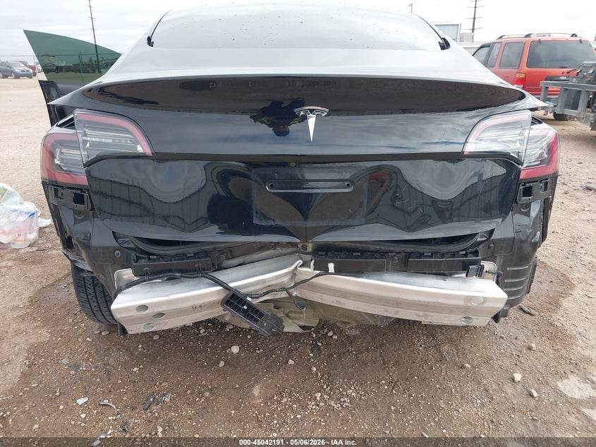 2021 Tesla Model 3 VIN 5YJ3E1EA1MF854413 IAAI salvage auction — REAR END, Original (Texas), sold $25 on 2026-07-23 (photo 6)