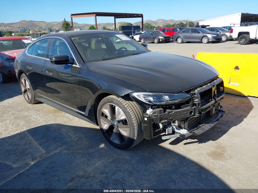 2024 BMW I4 VIN WBY43AW09RFT41332 IAAI salvage auction — FRONT END, Wait Title, sold $18,100 on 2026-08-27 (photo 1)