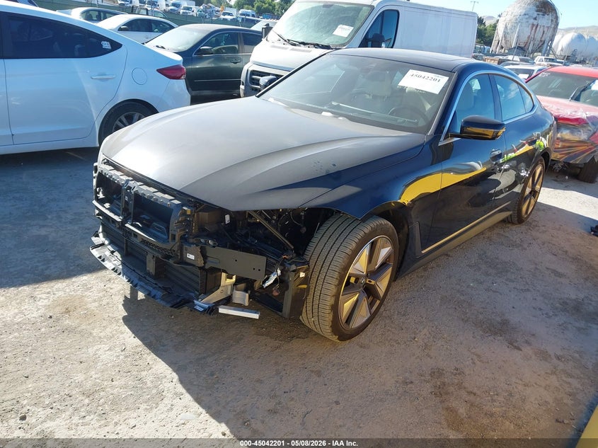 2024 BMW I4 VIN WBY43AW09RFT41332 IAAI salvage auction — FRONT END, Wait Title, sold $18,100 on 2026-08-27 (photo 2)