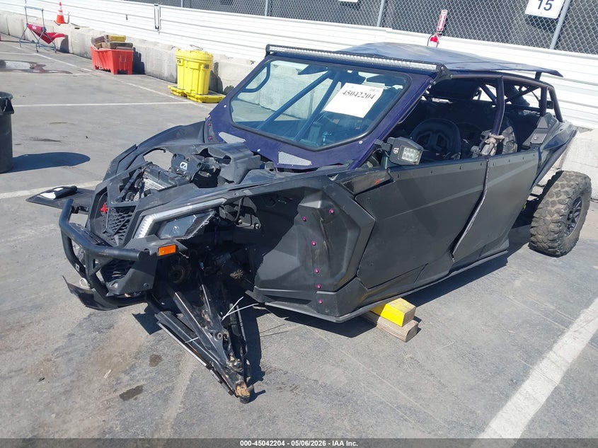 2018 Can-am/ brp Maverick VIN 3JBVNAW27JK000290 IAAI salvage auction — FRONT & REAR, Salvage (California), sold $4,200 on 2026-08-25 (photo 1)