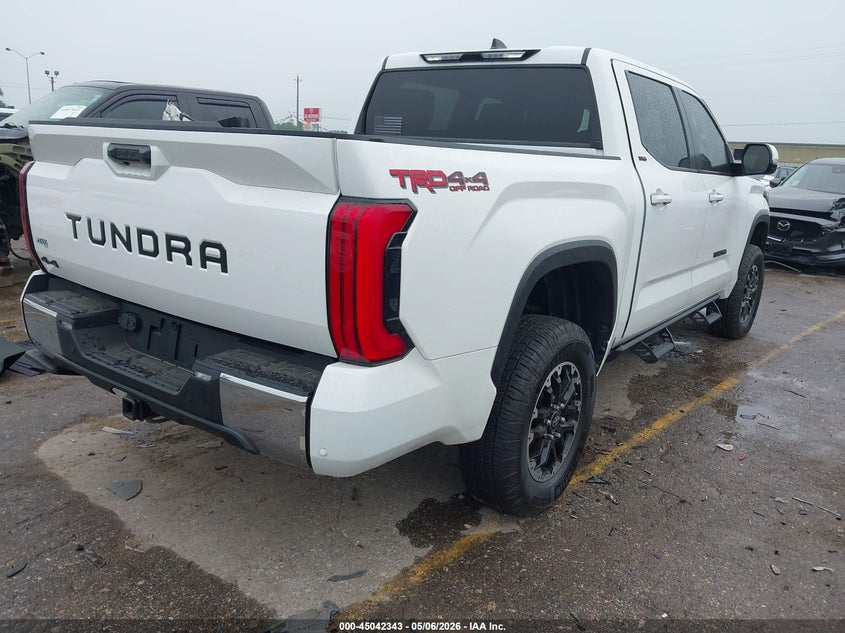 2025 Toyota Tundra VIN 5TFLA5DB7SX242667 IAAI salvage auction — WATER/FLOOD, Salvage (Texas), sold $29,450 on 2026-07-06 (photo 4)