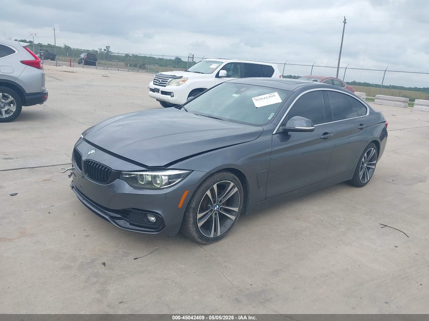 2020 BMW 4er VIN WBA4J1C00LCD96658 IAAI salvage auction — WATER/FLOOD, Salvage (Texas), sold $4,350 on 2026-08-07 (photo 2)