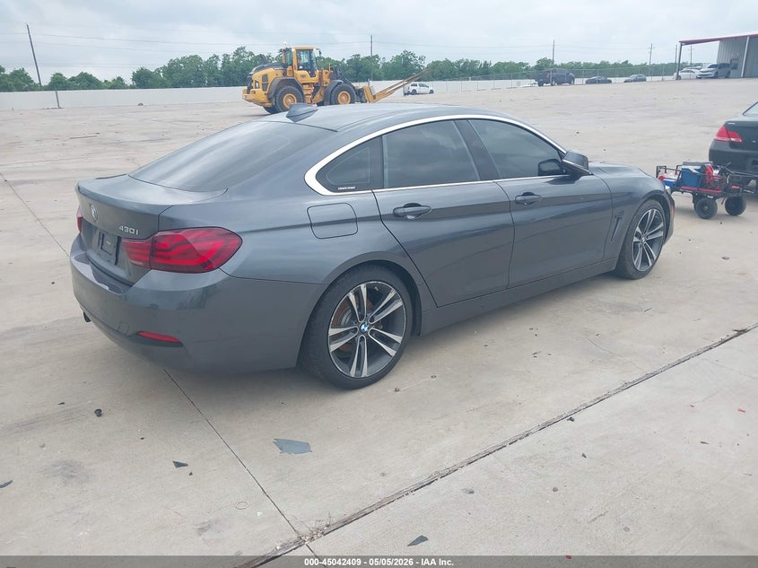 2020 BMW 4er VIN WBA4J1C00LCD96658 IAAI salvage auction — WATER/FLOOD, Salvage (Texas), sold $4,350 on 2026-08-07 (photo 4)
