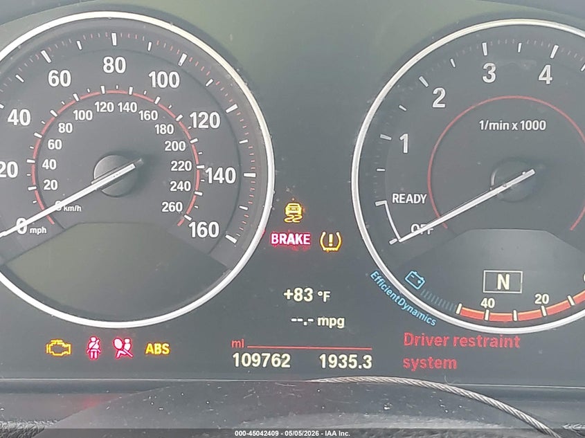 2020 BMW 4er VIN WBA4J1C00LCD96658 IAAI salvage auction — WATER/FLOOD, Salvage (Texas), sold $4,350 on 2026-08-07 (photo 7)
