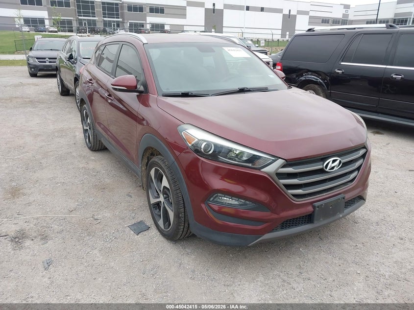 2016 Hyundai Tucson VIN KM8J33A24GU195399 IAAI salvage auction — HAIL, Original (Texas), sold $4,650 on 2026-07-07 (photo 1)