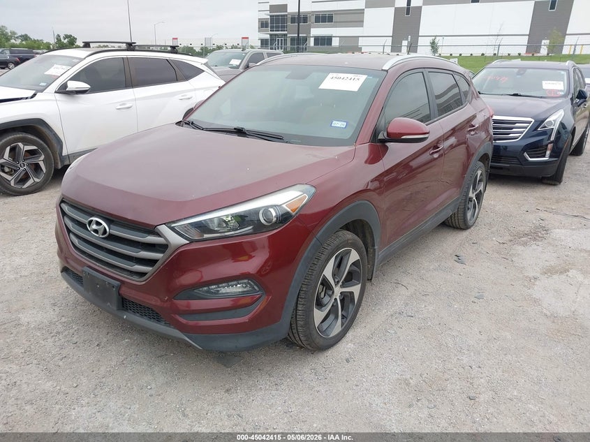 2016 Hyundai Tucson VIN KM8J33A24GU195399 IAAI salvage auction — HAIL, Original (Texas), sold $4,650 on 2026-07-07 (photo 2)