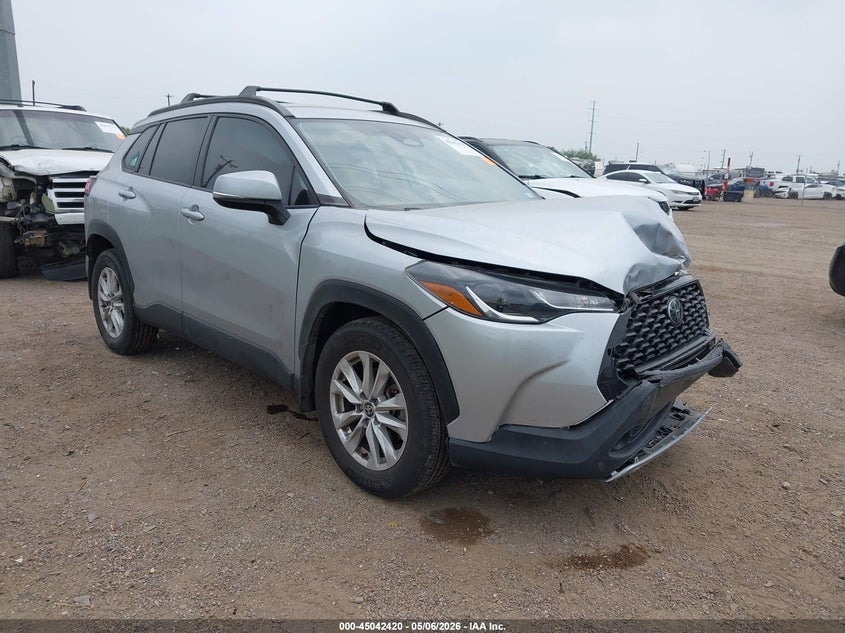 2023 Toyota Corolla cross VIN 7MUCAAAG6PV043024 IAAI salvage auction — FRONT END, Original (Texas), sold $7,150 on 2026-07-21 (photo 1)