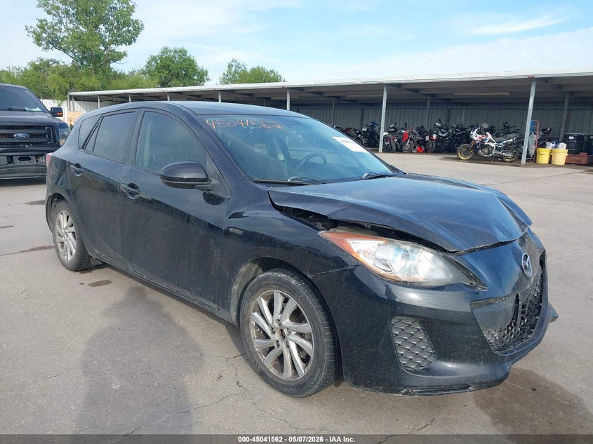 2012 Mazda 3 VIN JM1BL1L76C1663652 IAAI salvage auction — FRONT END, Original (Texas), sold $1,675 on 2026-07-15 (photo 1)