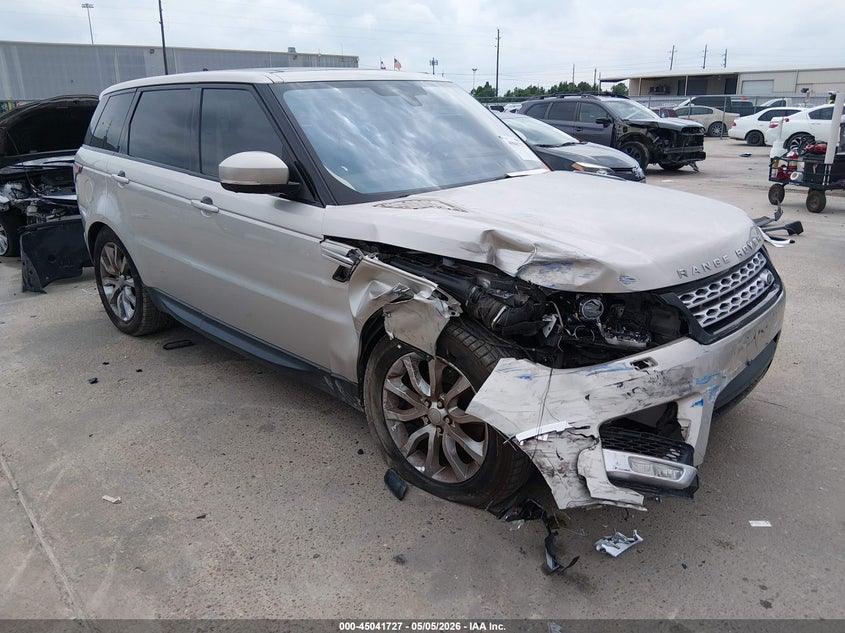 2016 Land rover Range rover sport VIN SALWR2VF7GA642009 IAAI salvage auction — RIGHT FRONT, Salvage (Texas), sold $4,075 on 2026-07-23 (photo 1)