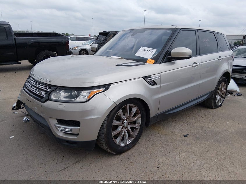 2016 Land rover Range rover sport VIN SALWR2VF7GA642009 IAAI salvage auction — RIGHT FRONT, Salvage (Texas), sold $4,075 on 2026-07-23 (photo 2)