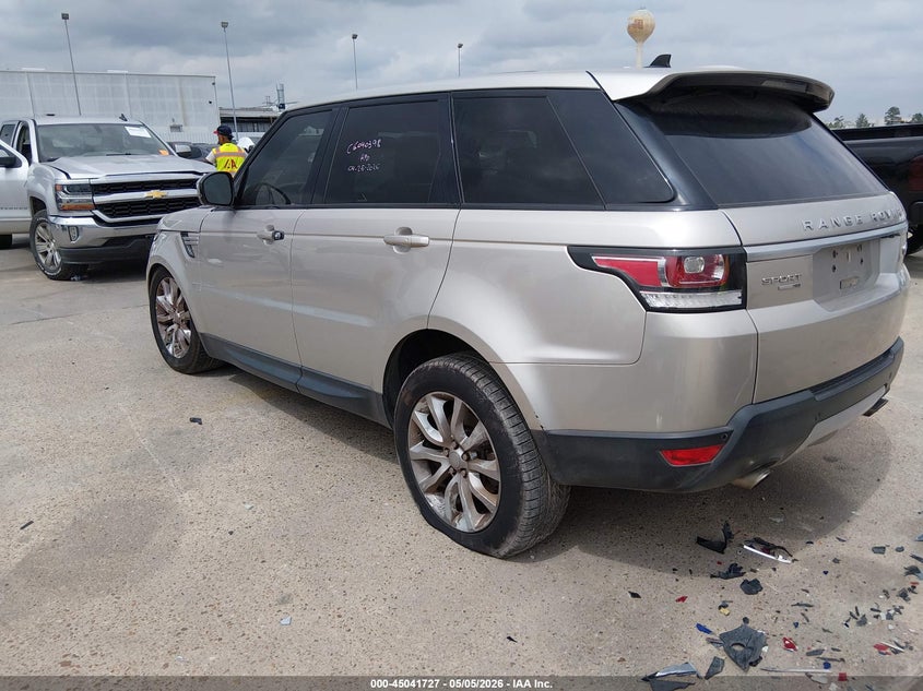 2016 Land rover Range rover sport VIN SALWR2VF7GA642009 IAAI salvage auction — RIGHT FRONT, Salvage (Texas), sold $4,075 on 2026-07-23 (photo 3)