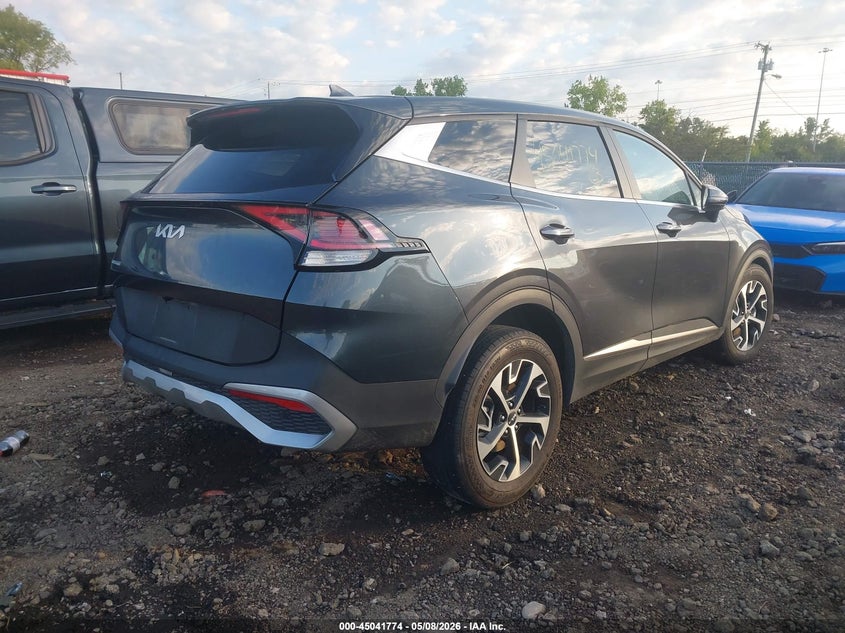 2024 Kia Sportage VIN 5XYK33DF9RG206229 IAAI salvage auction — LEFT FRONT, Salvage (Ohio), sold $6,200 on 2026-07-29 (photo 4)