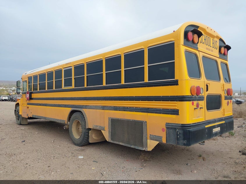 2015 Blue bird School bus / transit bus VIN 1BAKFCPA6FF310497 IAAI salvage auction — SIDE, SF97 (New Mexico), sold $3,800 on 2026-07-08 (photo 3)