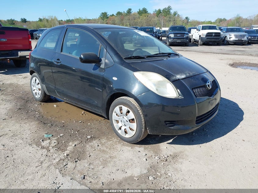 2007 Toyota Yaris VIN JTDJT923875080023 IAAI salvage auction — LEFT SIDE, Salvage (New Hampshire), sold $25 on 2026-07-29 (photo 1)