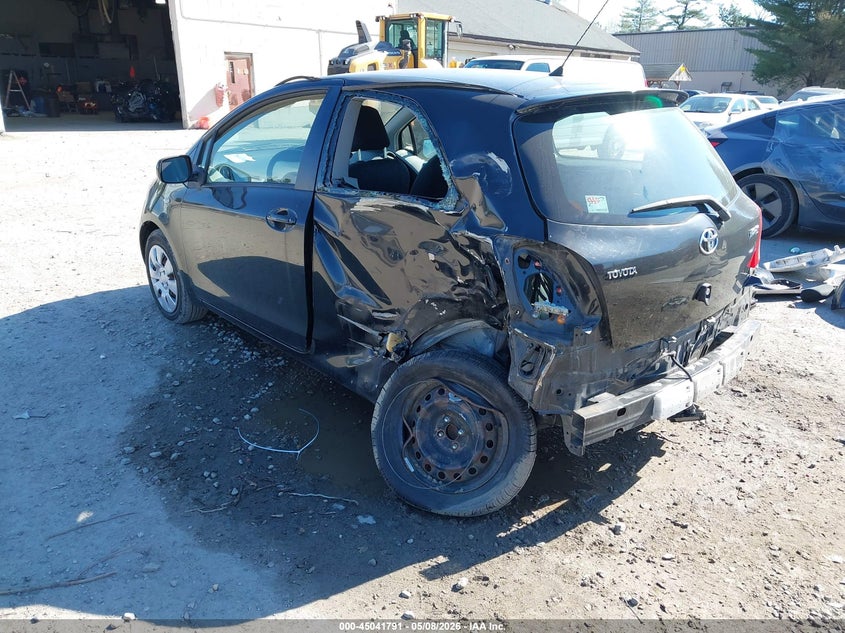 2007 Toyota Yaris VIN JTDJT923875080023 IAAI salvage auction — LEFT SIDE, Salvage (New Hampshire), sold $25 on 2026-07-29 (photo 3)