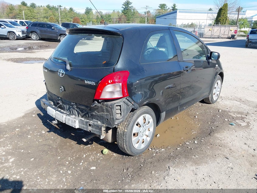 2007 Toyota Yaris VIN JTDJT923875080023 IAAI salvage auction — LEFT SIDE, Salvage (New Hampshire), sold $25 on 2026-07-29 (photo 4)