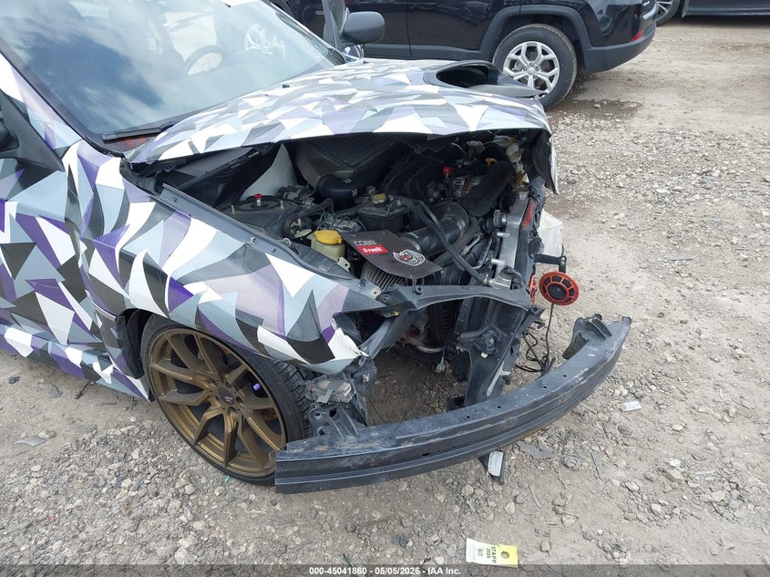 2013 Subaru Impreza wrx VIN JF1GV7F62DG024209 IAAI salvage auction — FRONT END, Salvage (Texas), sold $400 on 2026-07-14 (photo 6)