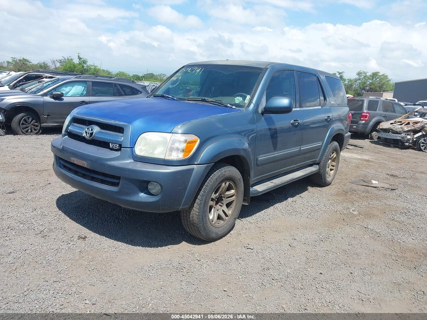 2005 Toyota Sequoia VIN 5TDZT34A35S258620 IAAI salvage auction — THEFT, Salvage (Hawaii), sold $25 on 2026-07-28 (photo 2)