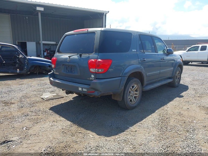 2005 Toyota Sequoia VIN 5TDZT34A35S258620 IAAI salvage auction — THEFT, Salvage (Hawaii), sold $25 on 2026-07-28 (photo 4)