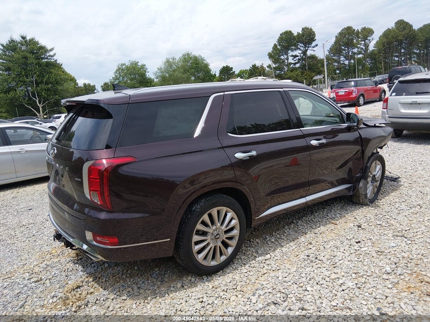 2020 Hyundai Palisade VIN KM8R5DHEXLU166292 IAAI salvage auction — FRONT END, Salvage (Alabama), sold $6,975 on 2026-07-20 (photo 4)