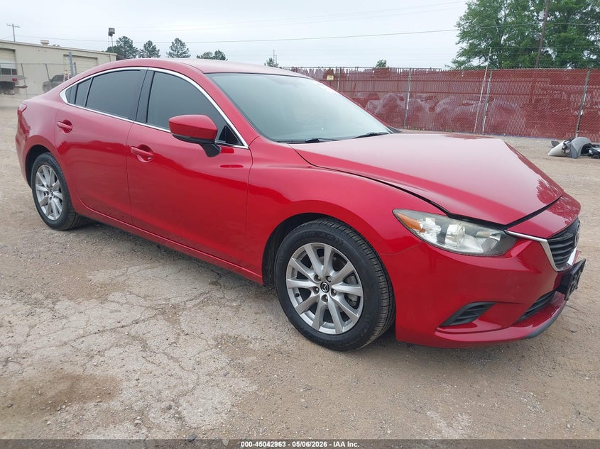 2017 Mazda 6 VIN JM1GL1U58H1144600 IAAI salvage auction — FRONT END, Original (Texas), sold $3,400 on 2026-07-09 (photo 1)
