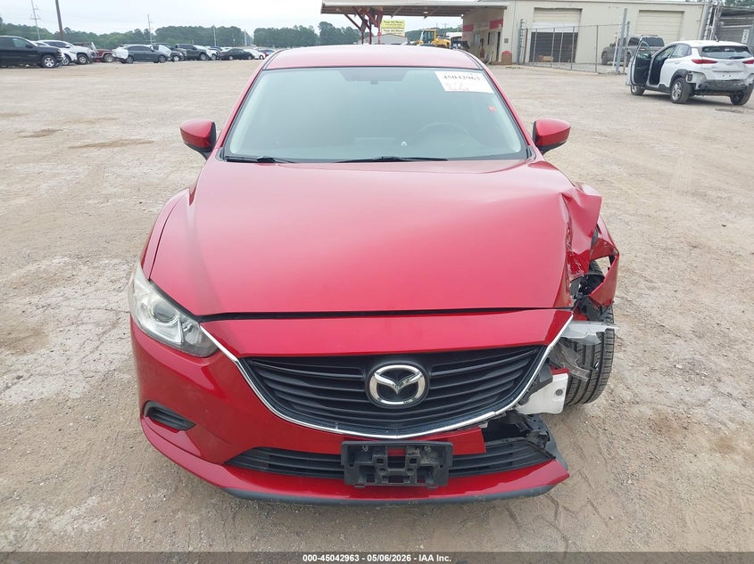 2017 Mazda 6 VIN JM1GL1U58H1144600 IAAI salvage auction — FRONT END, Original (Texas), sold $3,400 on 2026-07-09 (photo 6)