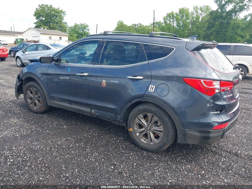 2014 Hyundai Santa fe VIN 5XYZU3LB2EG184188 IAAI salvage auction — RIGHT FRONT, Salvage (Idaho), sold $675 on 2026-07-07 (photo 3)