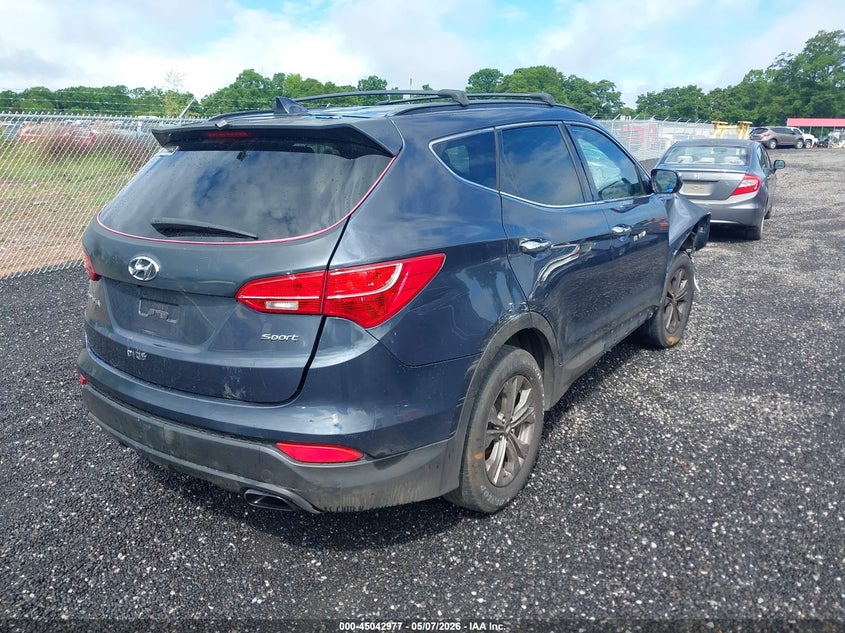 2014 Hyundai Santa fe VIN 5XYZU3LB2EG184188 IAAI salvage auction — RIGHT FRONT, Salvage (Idaho), sold $675 on 2026-07-07 (photo 4)