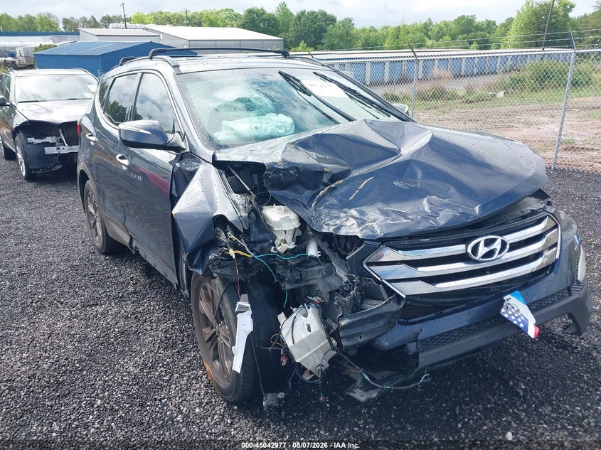2014 Hyundai Santa fe VIN 5XYZU3LB2EG184188 IAAI salvage auction — RIGHT FRONT, Salvage (Idaho), sold $675 on 2026-07-07 (photo 6)