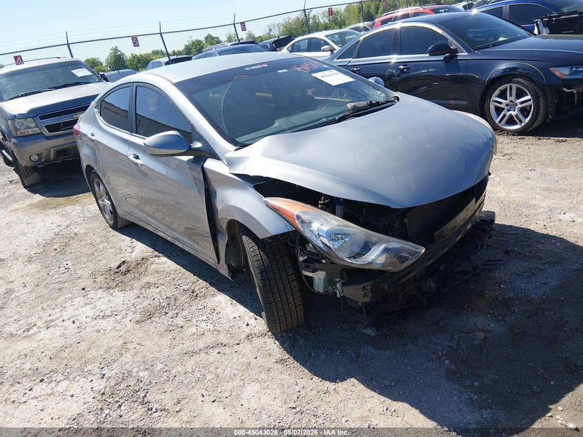 2012 Hyundai Elantra VIN KMHDH4AE2CU267242 IAAI salvage auction — LEFT SIDE, Salvage (Kentucky), sold $325 on 2026-07-13 (photo 1)