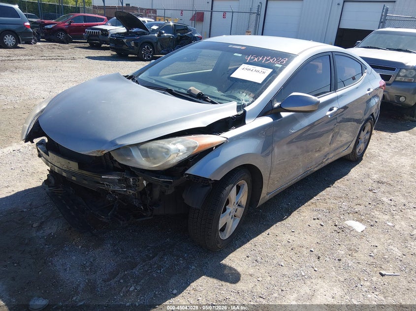 2012 Hyundai Elantra VIN KMHDH4AE2CU267242 IAAI salvage auction — LEFT SIDE, Salvage (Kentucky), sold $325 on 2026-07-13 (photo 2)
