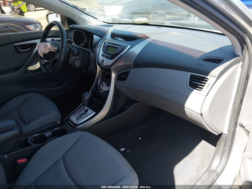 2012 Hyundai Elantra VIN KMHDH4AE2CU267242 IAAI salvage auction — LEFT SIDE, Salvage (Kentucky), sold $325 on 2026-07-13 (photo 5)