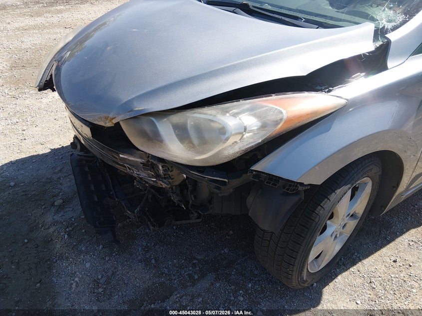 2012 Hyundai Elantra VIN KMHDH4AE2CU267242 IAAI salvage auction — LEFT SIDE, Salvage (Kentucky), sold $325 on 2026-07-13 (photo 6)