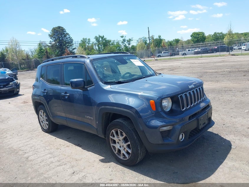 2019 Jeep Renegade VIN ZACNJBBB7KPK68826 IAAI salvage auction — REAR END, Salvage (Virginia), sold $800 on 2026-07-21 (photo 1)