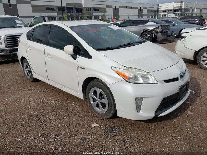 2012 Toyota Prius VIN JTDKN3DU9C5533416 IAAI salvage auction — WATER/FLOOD, Salvage (Texas), sold $2,700 on 2026-07-21 (photo 1)