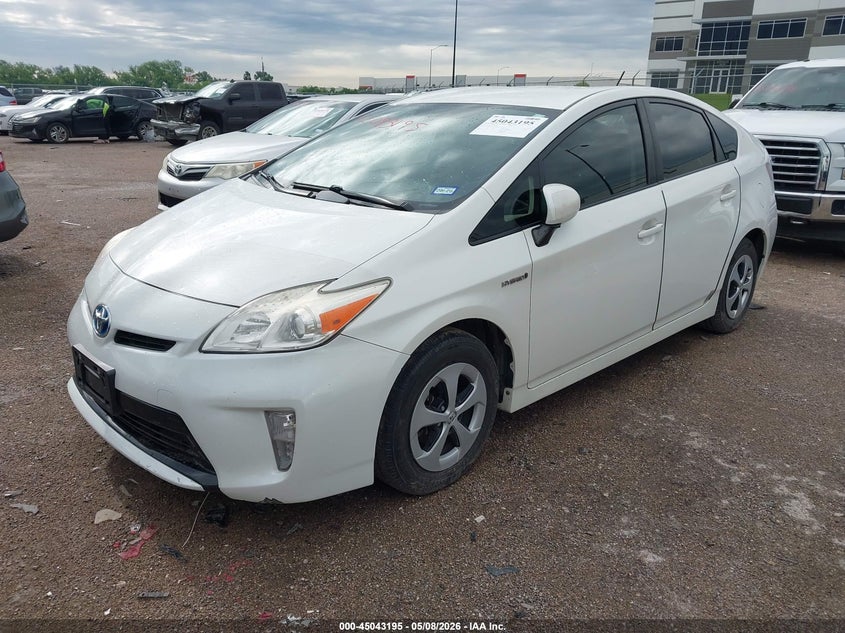 2012 Toyota Prius VIN JTDKN3DU9C5533416 IAAI salvage auction — WATER/FLOOD, Salvage (Texas), sold $2,700 on 2026-07-21 (photo 2)
