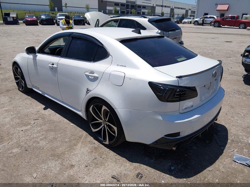 2007 Lexus Is 350 VIN JTHBE262672009393 IAAI salvage auction — RIGHT FRONT, Original (Texas), sold $1,300 on 2026-07-09 (photo 3)