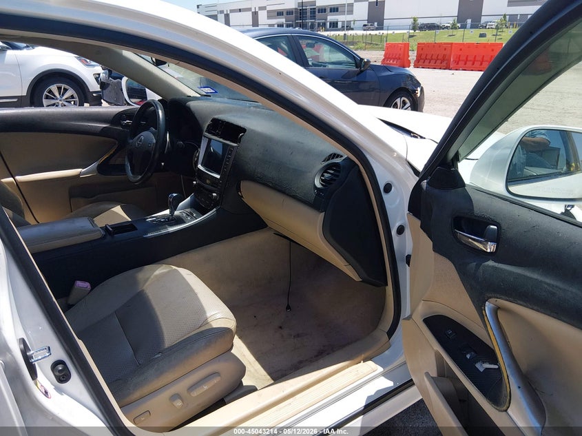 2007 Lexus Is 350 VIN JTHBE262672009393 IAAI salvage auction — RIGHT FRONT, Original (Texas), sold $1,300 on 2026-07-09 (photo 5)