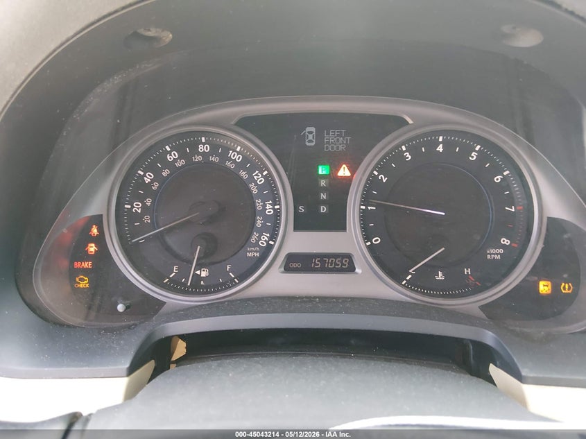 2007 Lexus Is 350 VIN JTHBE262672009393 IAAI salvage auction — RIGHT FRONT, Original (Texas), sold $1,300 on 2026-07-09 (photo 7)