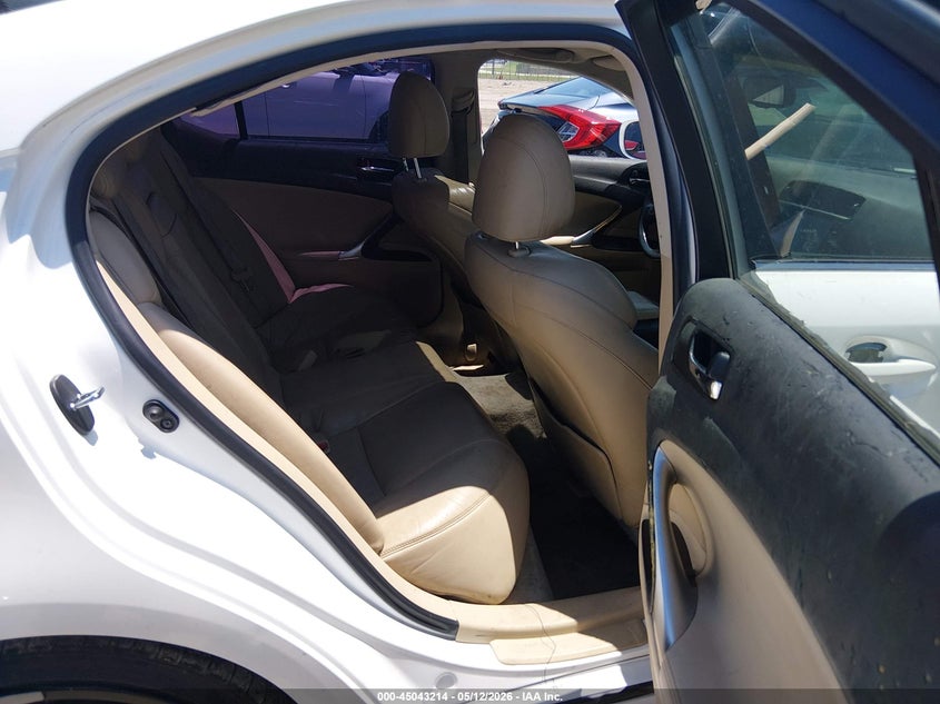 2007 Lexus Is 350 VIN JTHBE262672009393 IAAI salvage auction — RIGHT FRONT, Original (Texas), sold $1,300 on 2026-07-09 (photo 8)